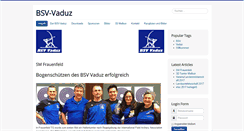 Desktop Screenshot of bogensport.li