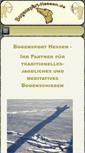 Mobile Screenshot of bogensport.biz